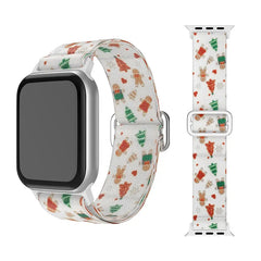 Festive Charm: Holiday Christmas Band for Apple Watch
