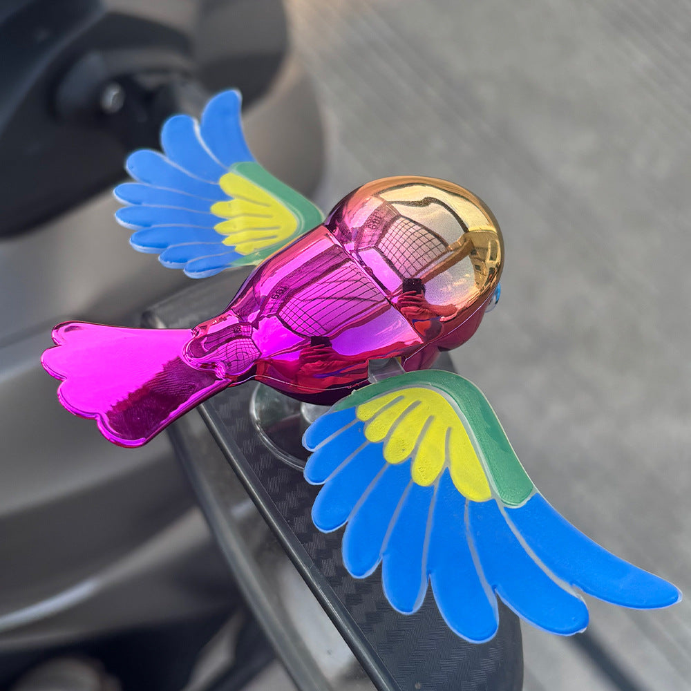 Car accompanying bird car exterior car ornament electric vehicle ornament rearview mirror roof ornament New HomeGoods