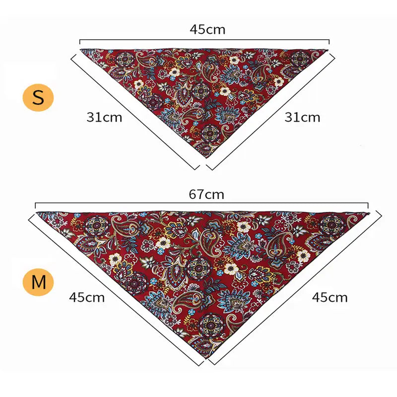 Cat & Dog Pet Western Cowboy Hat Vintage Triangle Scarf - New HomeGoods