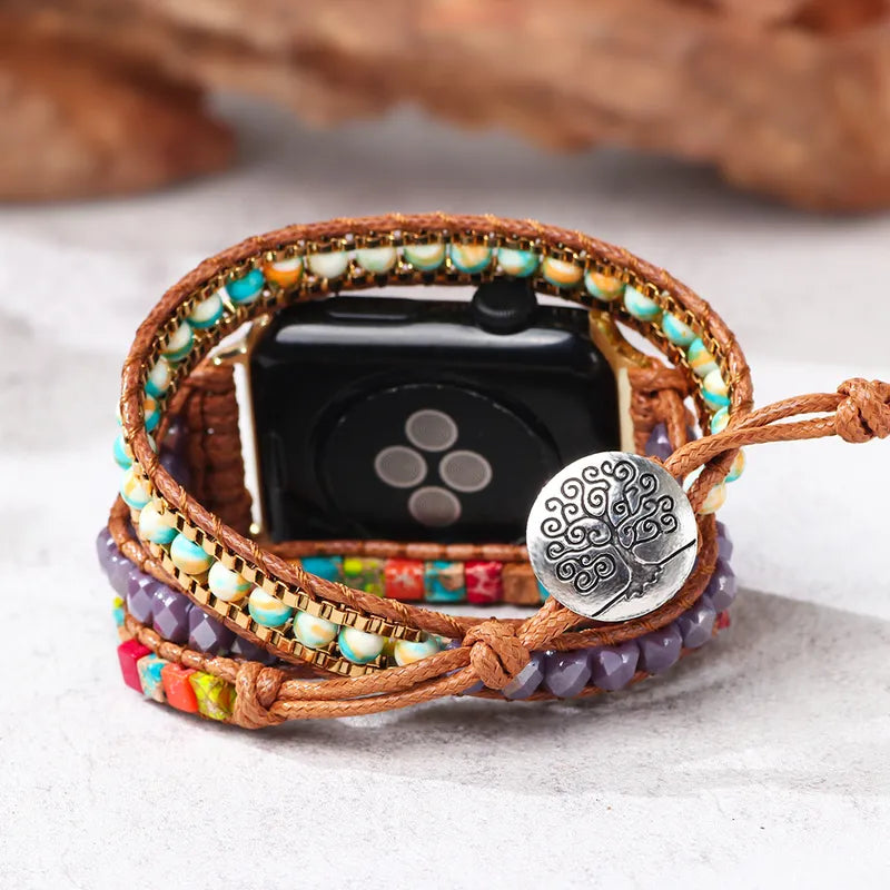 ZenStrap: 7 Chakra Boho Wrap Band for Apple Watch - New HomeGoods