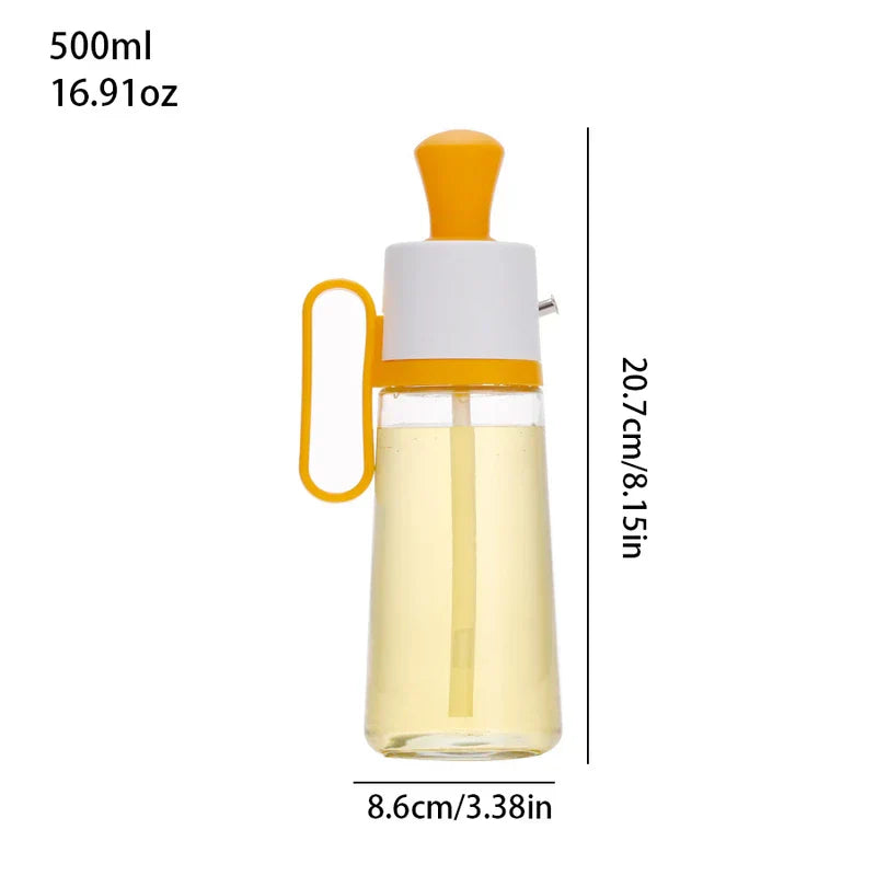 Oil Dispenser Bottle With Handle Brush