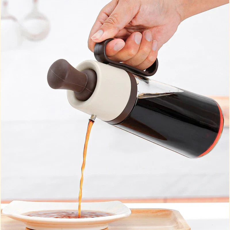 Oil Dispenser Bottle With Handle Brush