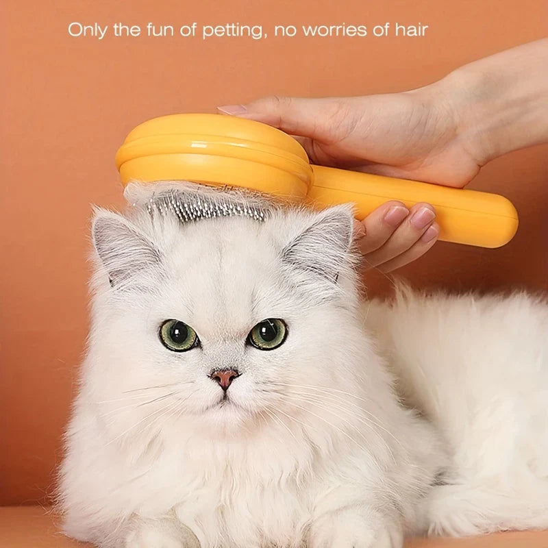One-Click Pet Deshedding Brush