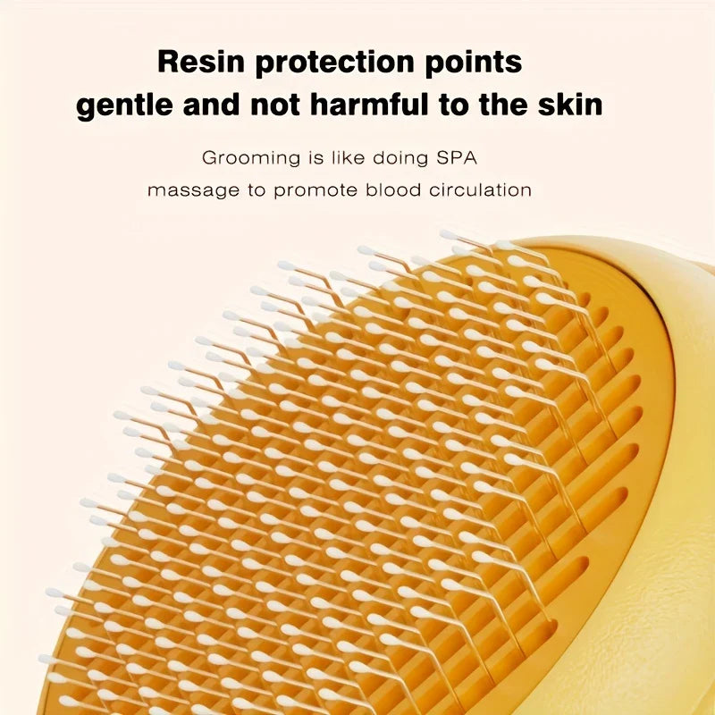 One-Click Pet Deshedding Brush