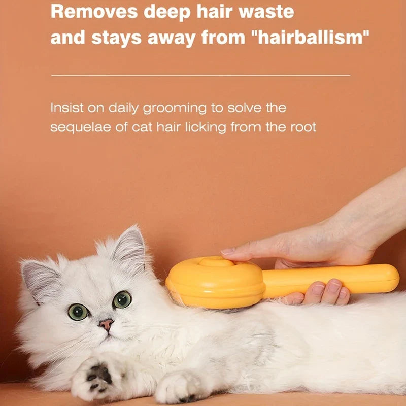 One-Click Pet Deshedding Brush