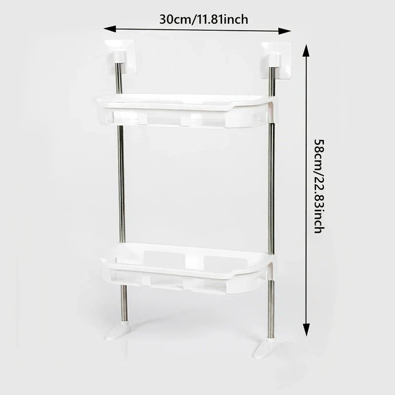 Over The Toilet Bathroom Storage Shelf Rack Organizer