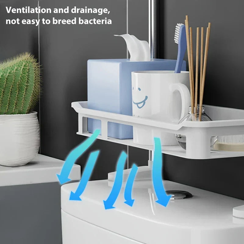 Over The Toilet Bathroom Storage Shelf Rack Organizer