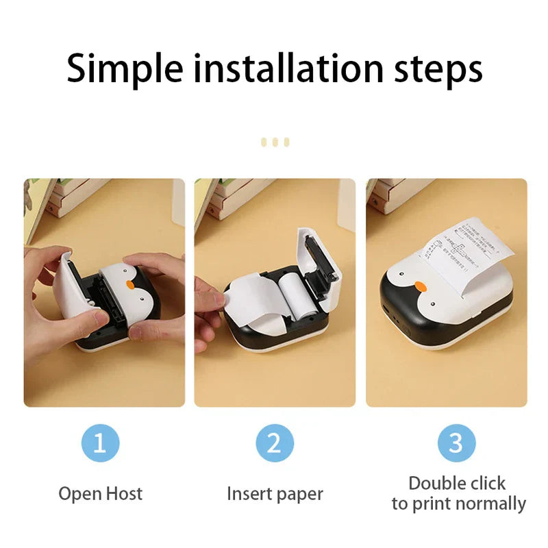 Penguin Mini Thermal Pocket Printer
