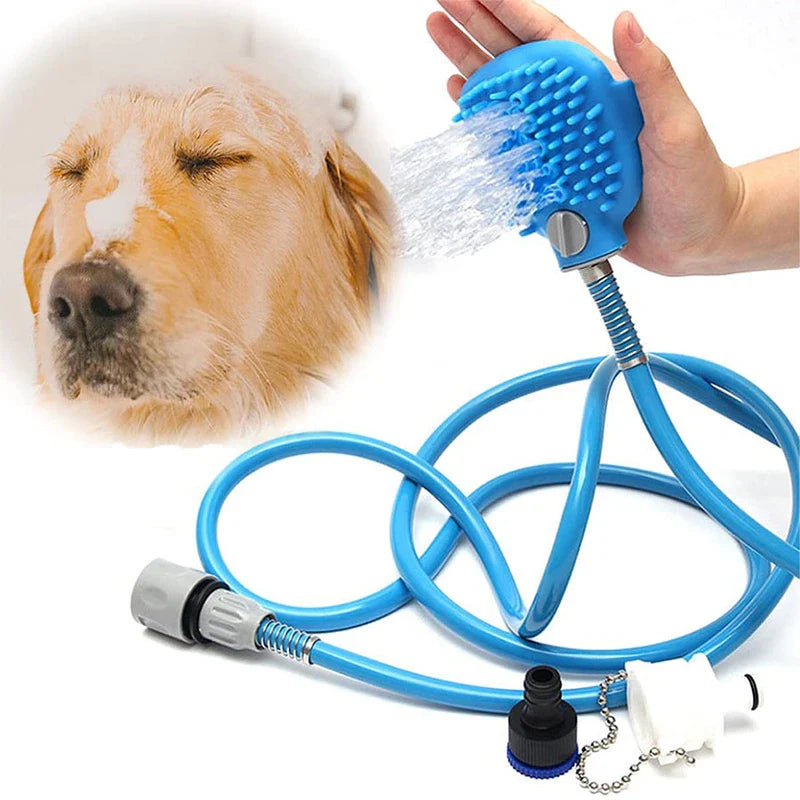 Pet Bathing Shower Sprayer Scrubber Tool