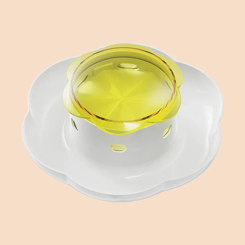 Pet Divided Food Bowl Dish Slow Feeder Portion Control