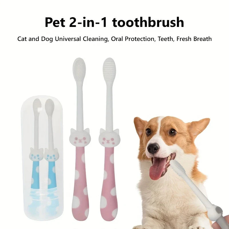 Pet Finger Toothbrush Set
