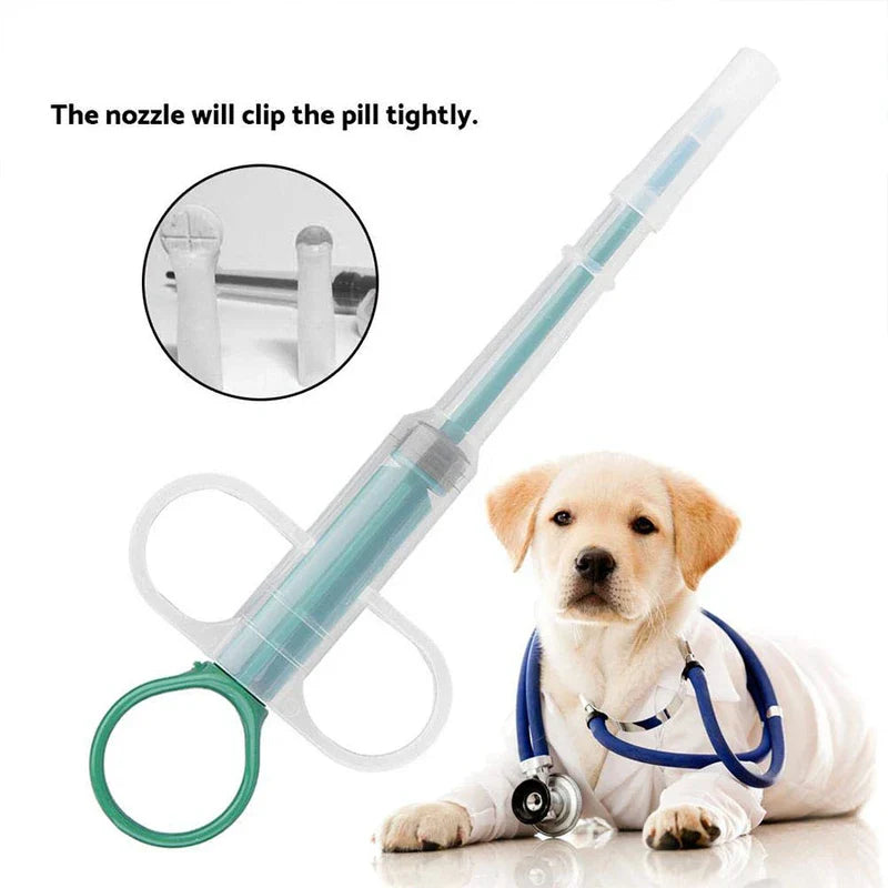 Pet Pill Popper Gun Syringe Feeder Tool