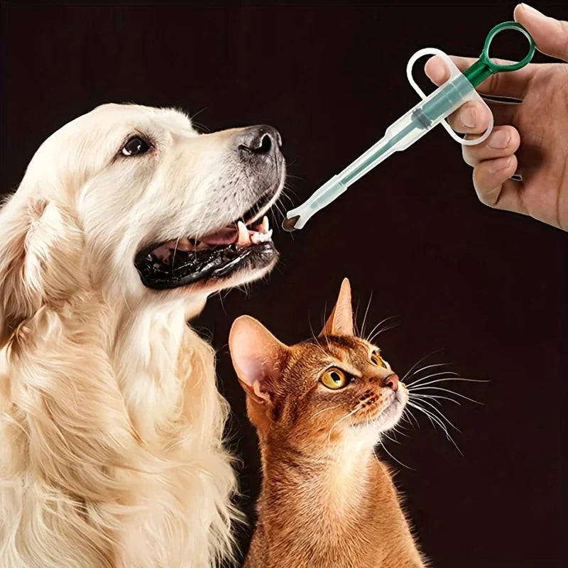 Pet Pill Popper Syringe Feeder Tool