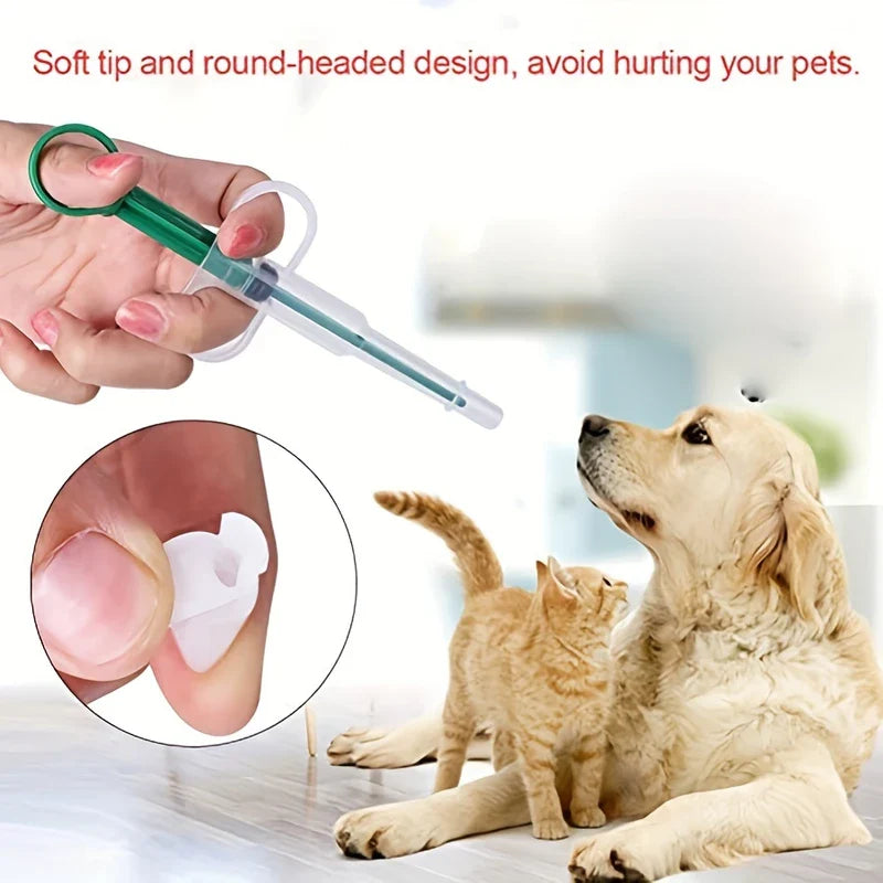 Pet Pill Popper Syringe Feeder Tool