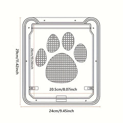 Pet Screen Door with Lock