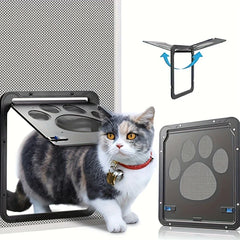 Pet Screen Door with Lock