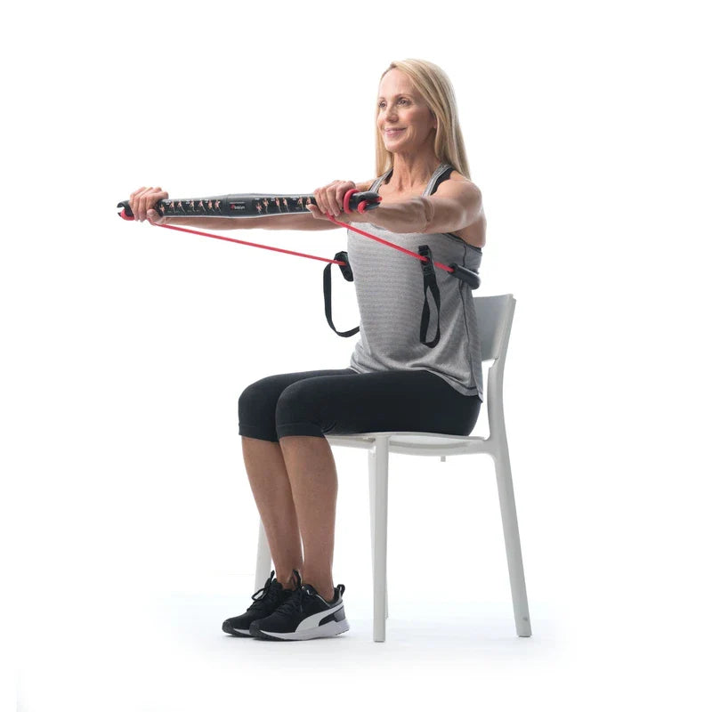 Pilates Bar Stick Kit with Resistance Bands
