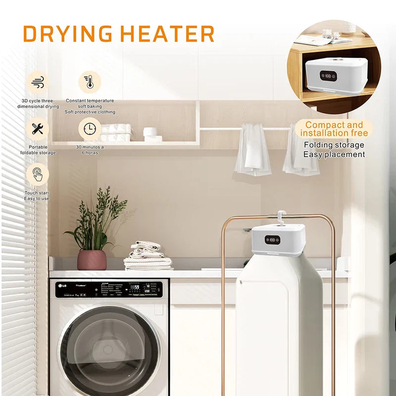 Portable Clothes Dryer Electric Drying Machine Rack