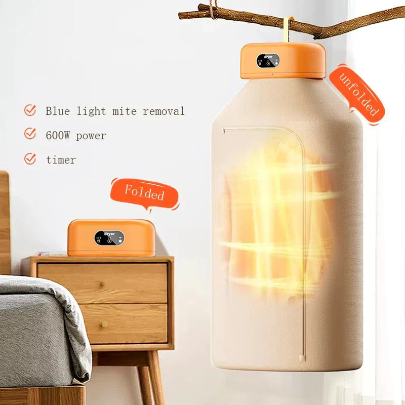 Portable Clothes Dryer Electric Folding Drying Rack Machine