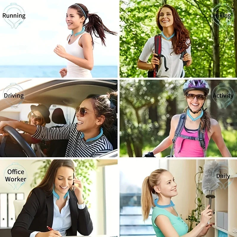 Portable Cooling Neck Fan Wearable Air Conditioner