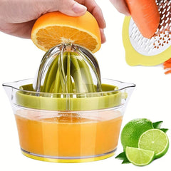 Portable Manual Juicer Cup Lemon Squeezer Bottle