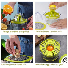 Portable Manual Juicer Cup Lemon Squeezer Bottle