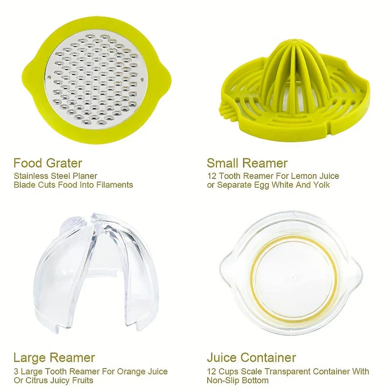 Portable Manual Juicer Cup Lemon Squeezer Bottle