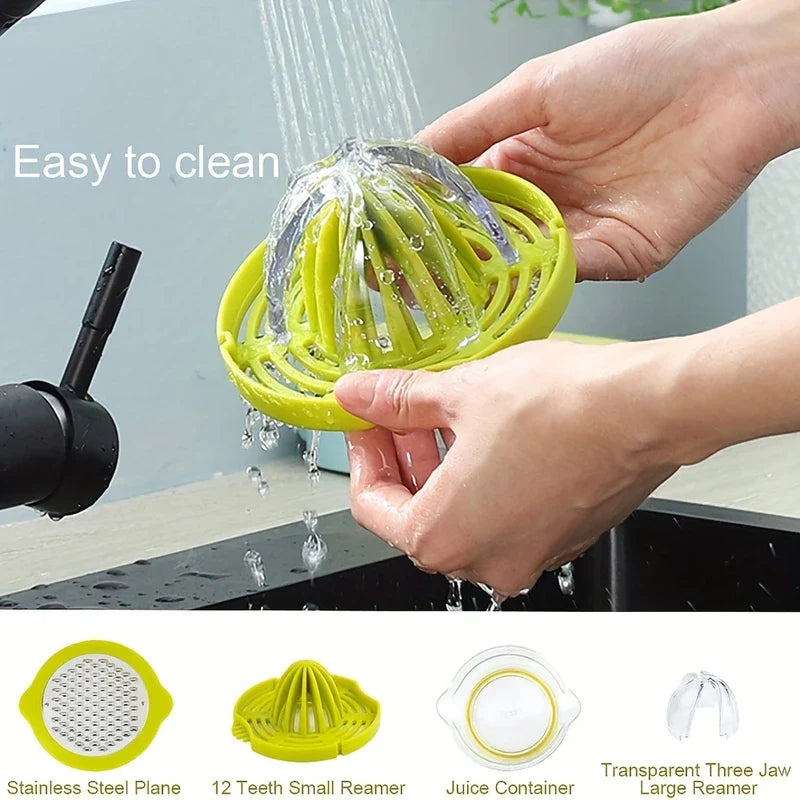 Portable Manual Juicer Cup Lemon Squeezer Bottle