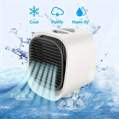 Portable Misting Fan Personal Air Cooler Humidifier