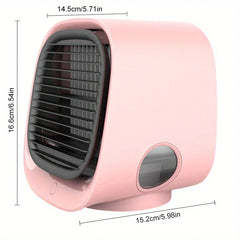 Portable Misting Fan Personal Air Cooler Humidifier
