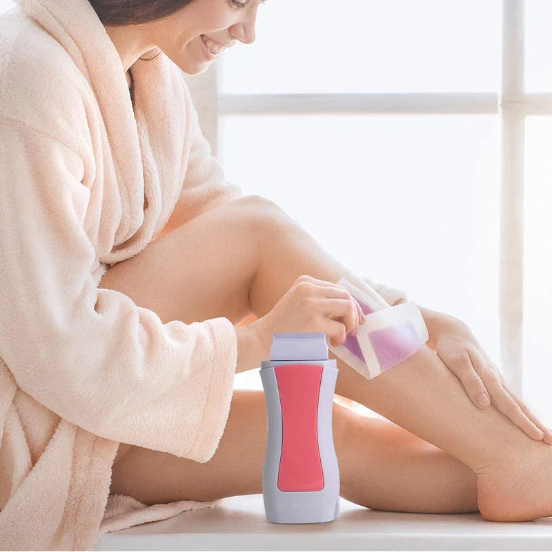 Portable Roll On Wax Warmer Heater Hair Removal Kit