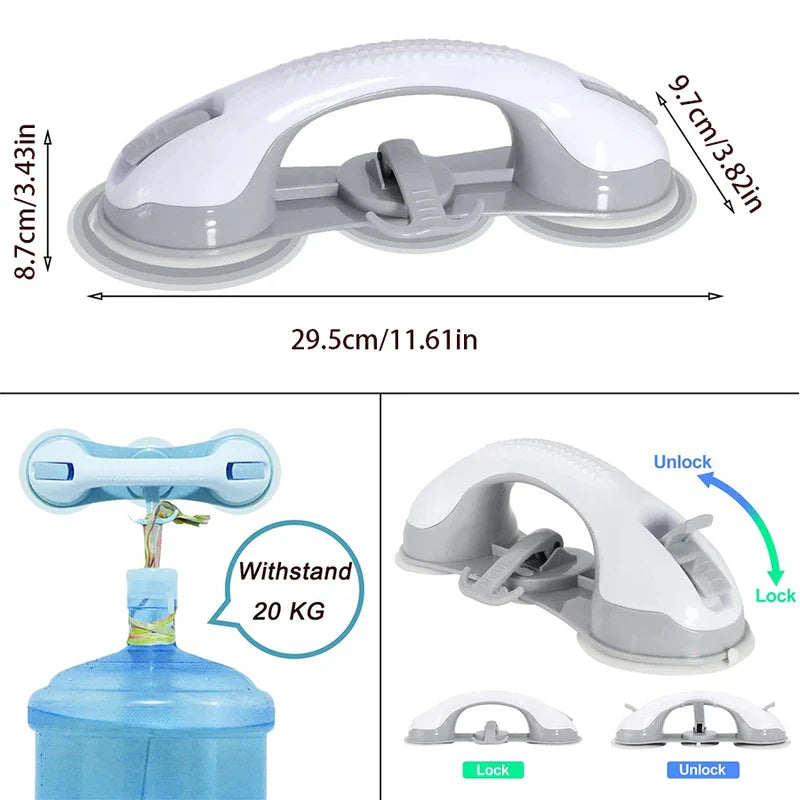 Portable Safety Shower Handle Assist Grip Aid