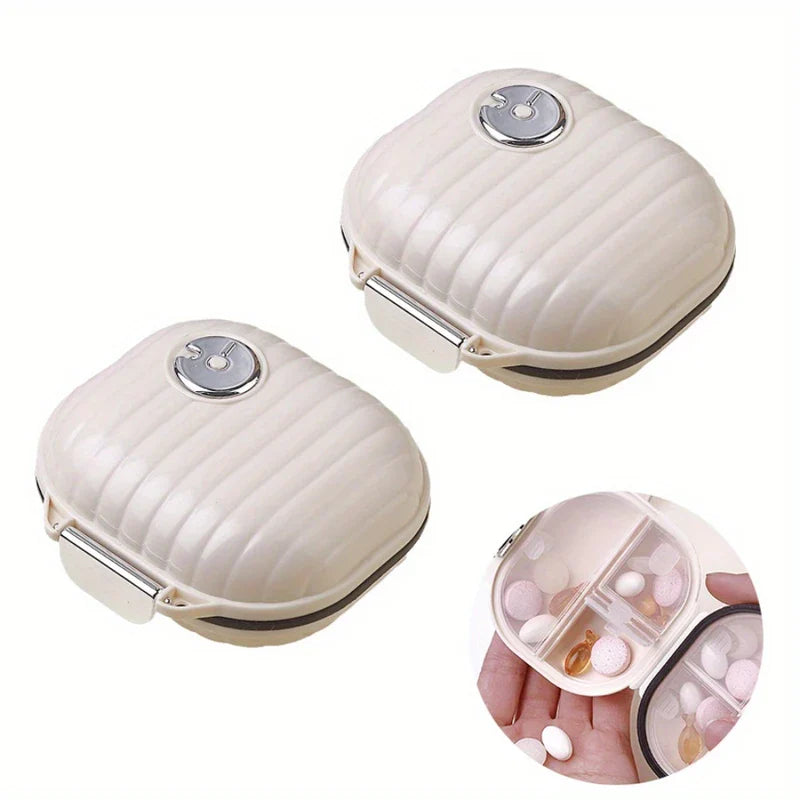 Portable Waterproof Mini Pill Box Case Keychain