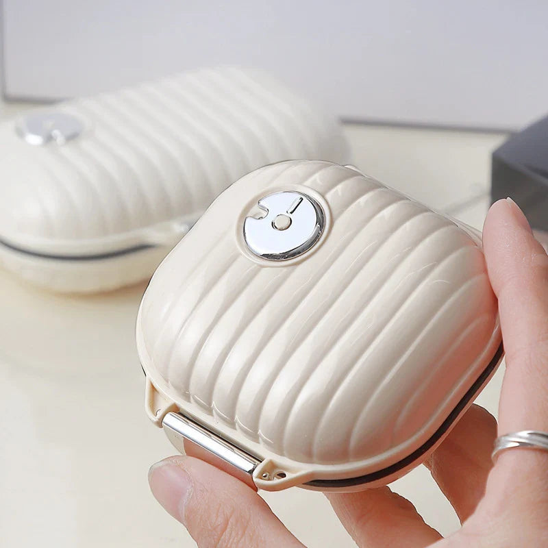 Portable Waterproof Mini Pill Box Case Keychain
