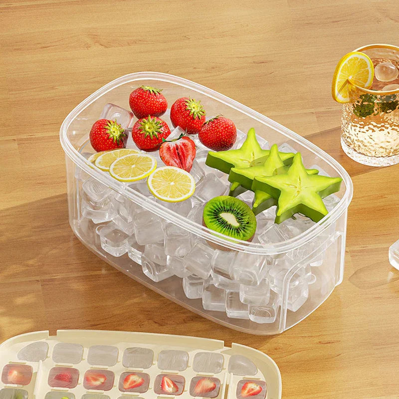 Press Release Ice Cube Tray Mold Box Bin
