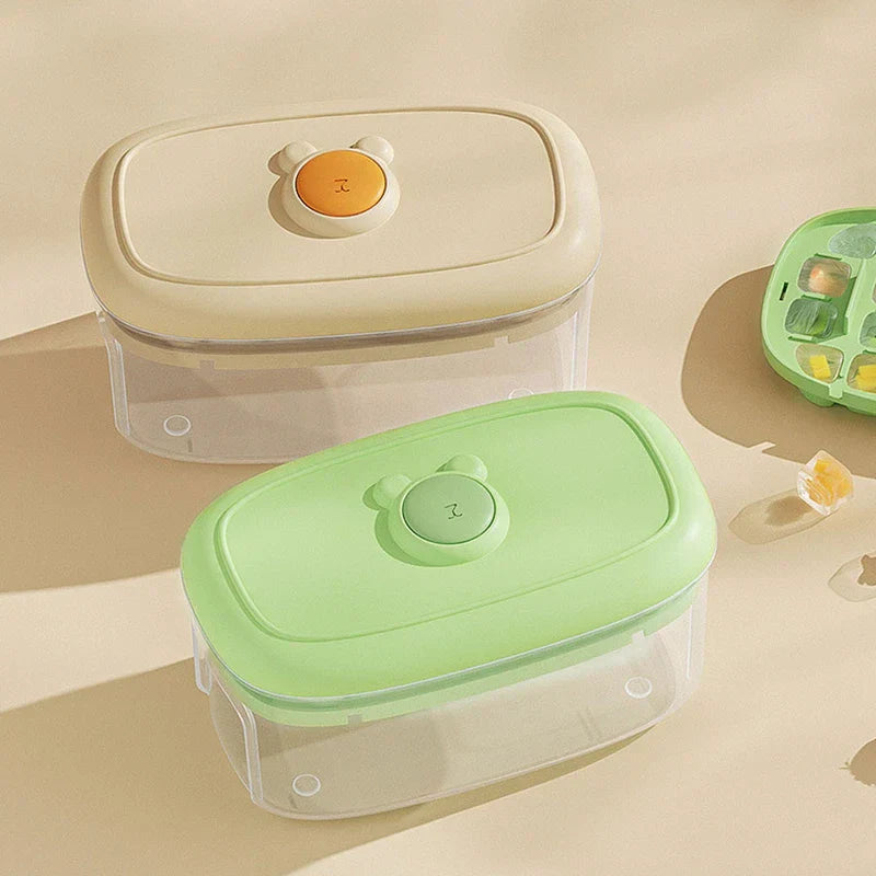 Press Release Ice Cube Tray Mold Box Bin