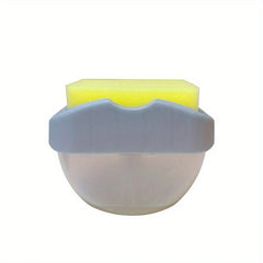 Press Type Kitchen Soap Dispenser Sponge Holder