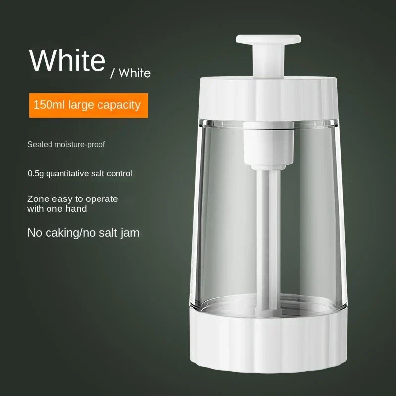 Quantitative Push Type Salt Dispenser Jar