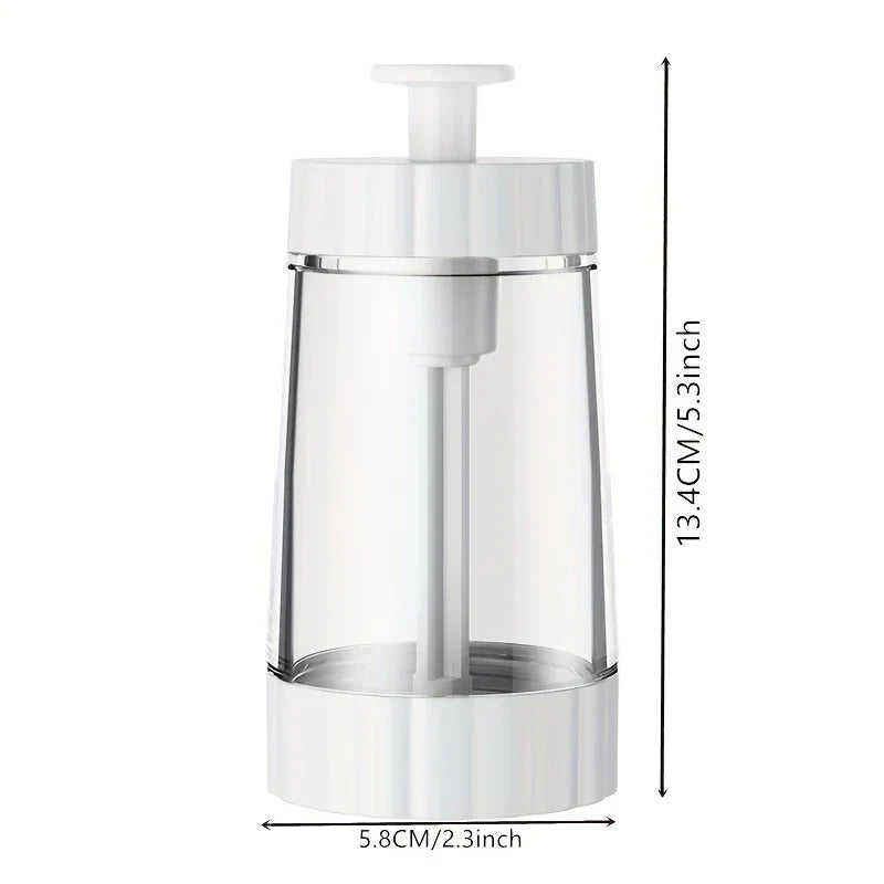 Quantitative Push Type Salt Dispenser Jar