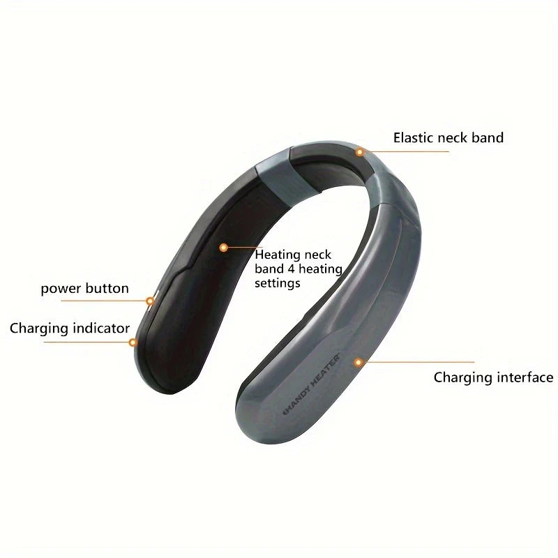 Rechargeable Cordless Neck Massager with Heat