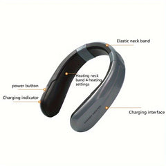 Rechargeable Cordless Neck Massager with Heat