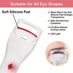 Rechargeable Heated Eyelash Curler Pen