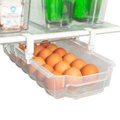 Refrigerator Pull-Out Egg Drawer Holder Organizer