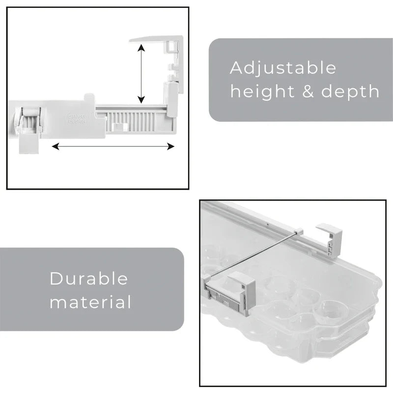 Refrigerator Pull-Out Egg Drawer Holder Organizer