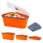 Reusable Collapsible Pizza Slice Storage Container