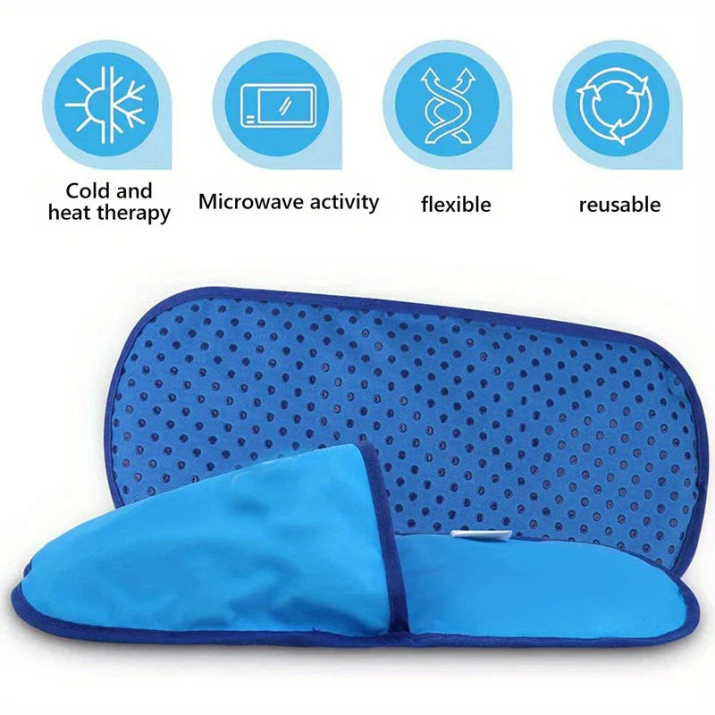 Reusable Gel Therapy Slippers for Hot Cold Foot Pain