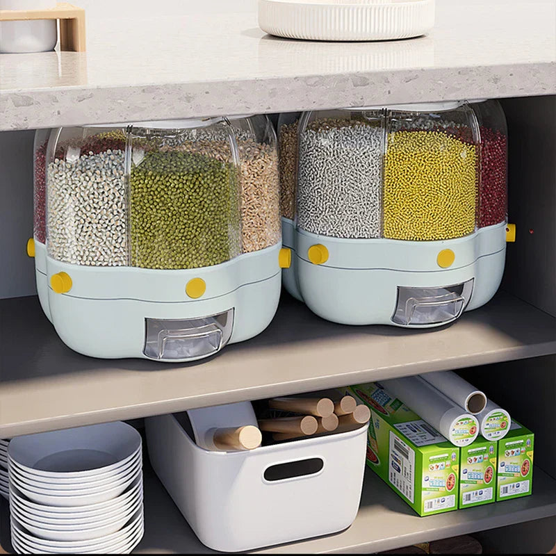 Rice Storage Container Dispenser Bin Box