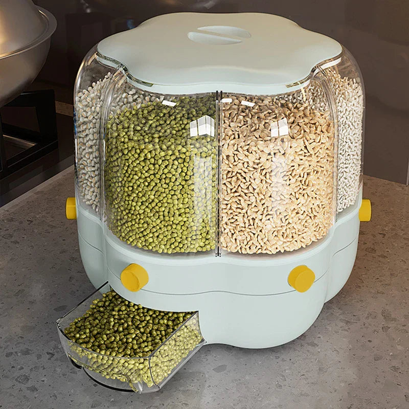 Rice Storage Container Dispenser Bin Box