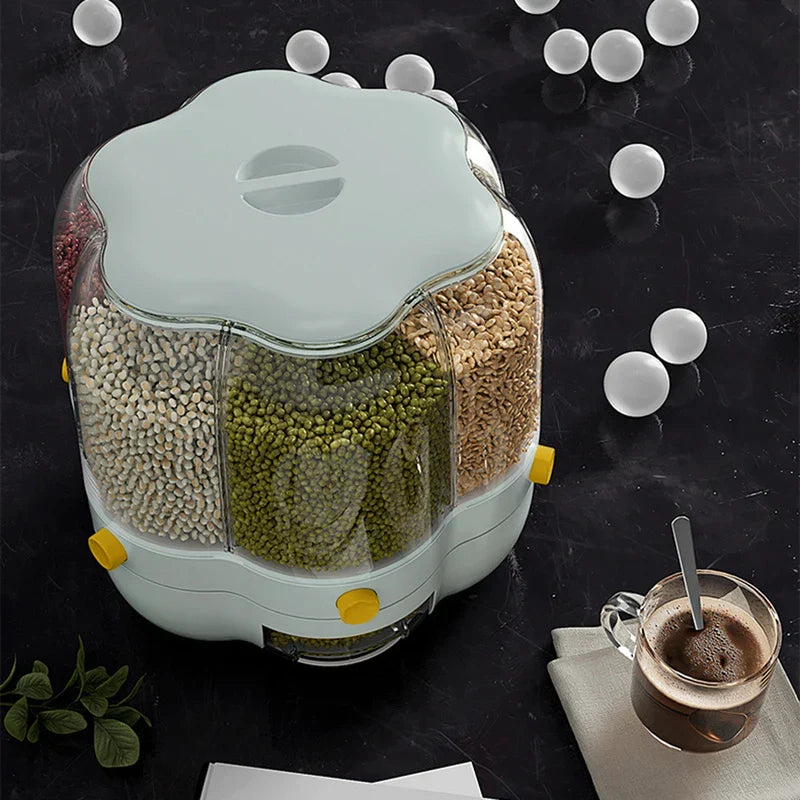 Rice Storage Container Dispenser Bin Box