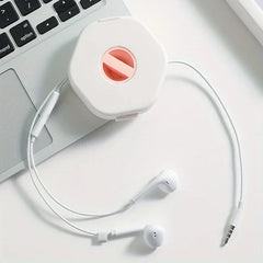 Rotating Cable Organizer Box Cord Winder Case